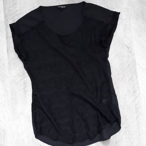 Express lace top size small